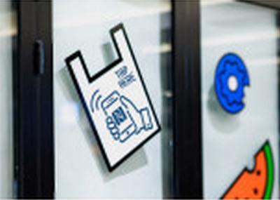 Autocollants NFC de vitrine