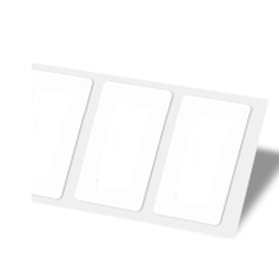 Tags NFC adhésifs blancs ICODE SLIX2 49x81mm