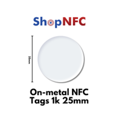 Tags NFC Anti-métal adhésifs 1k