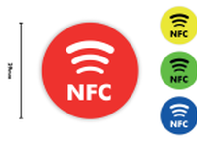 Tags NFC Anti-Métal NTAG213 avec Logo NFC