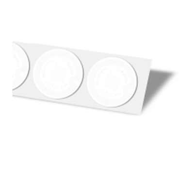 Tags NFC Anti-Métal NTAG213 ronds adhésifs 38mm