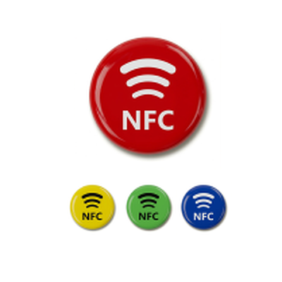 Tags NFC résinés 29mm adhésifs